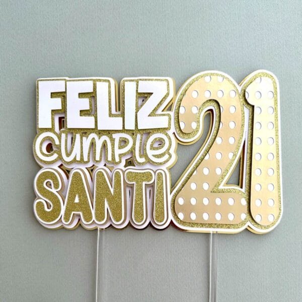 Cake topper sencillo - Image 11